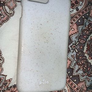 White Pela I phone case